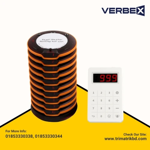 Verbex VT-6850C Pager Wireless Restaurant Calling System