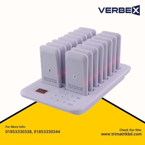 Verbex VT-6912  Touch Keypad Restaurant Call System for Efficient Table Service