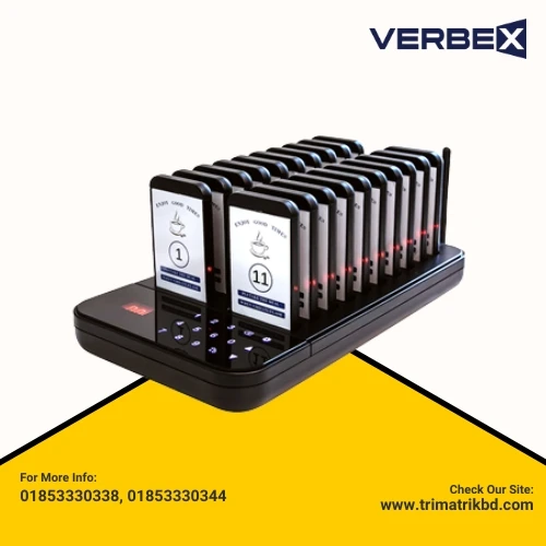 Verbex VT-6980  Touch Keypad Kitchen to Waiter Calling System