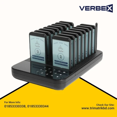Verbex  VT-6985  Touch Keypad Restaurant Waiter Calling System with Touch Buttons