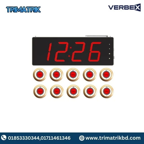 Verbex VT-JT-204 Restaurant Wireless Service Calling System