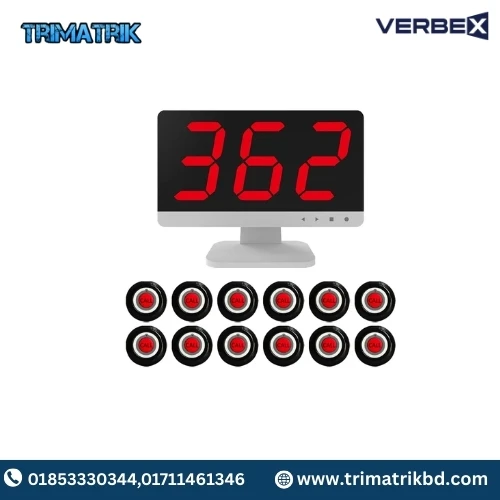 Verbex VT-JT-362 Restaurant Wireless Service Calling System