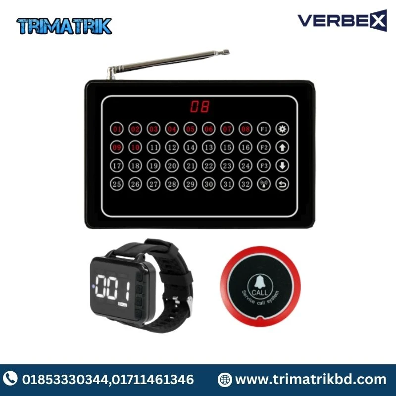 Verbex VT-K-30 Ycall Wireless Call Service For Restaurant And FoodShop