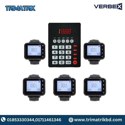 Verbex VT-K-436-B Queue For Hospitals