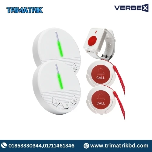 Verbex VT-K-CPM+HG1+SW-2+2+1 Caregiver Call Button For Hospitals