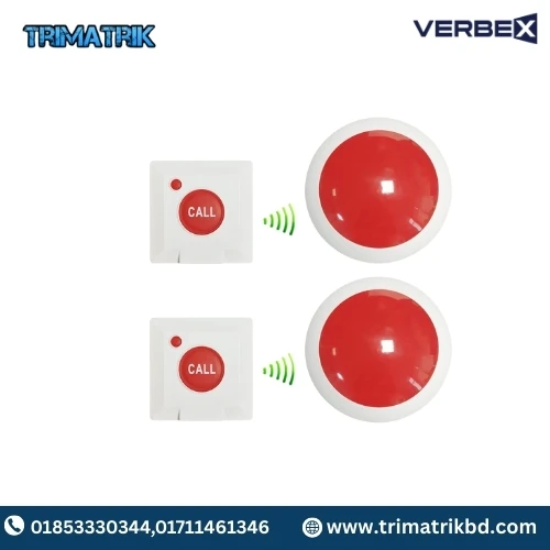Verbex VT-K-4L K-CALL-RR Pager Call Button For Hospitals