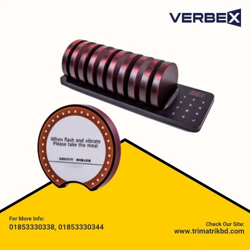 Verbex  VT-R9301  Touch Keypad Smart Guest Call Button with Display Receiver