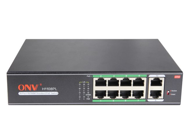 ONV-H1108PL 8 Port POE Switch