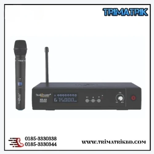 Studiomaster XR-60H 200CH UHF Studio master Wireless microphone