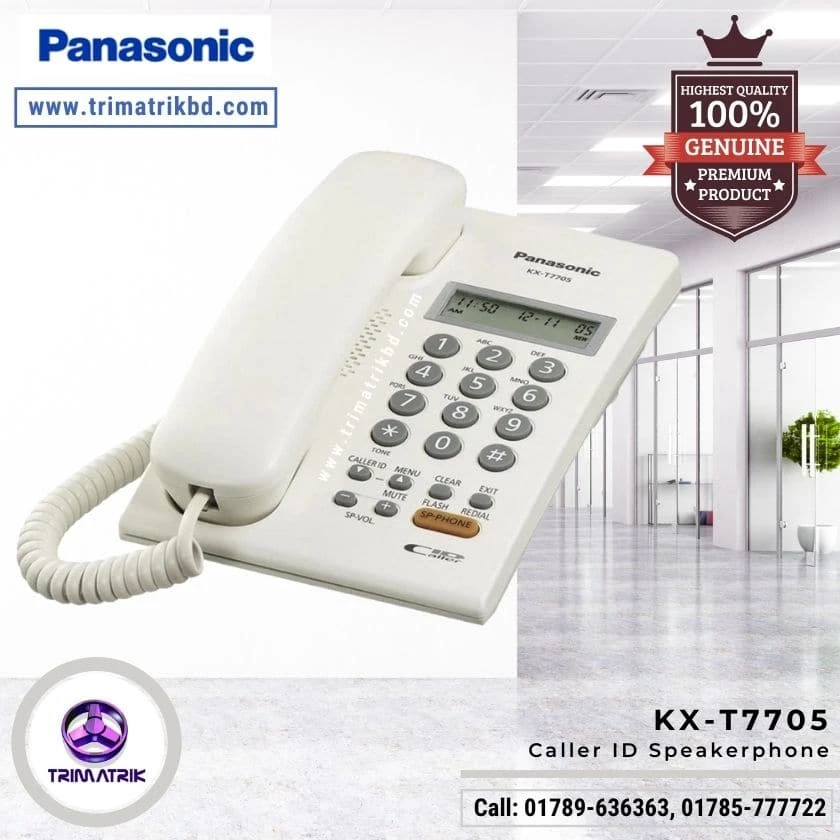 Panasonic KX-T7705 Caller ID Speakerphone PABX Telephone Set
