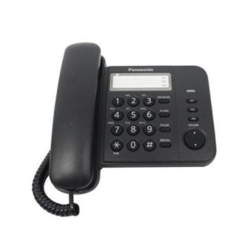 Panasonic KX-TS520MXB Corded Black Phone Set