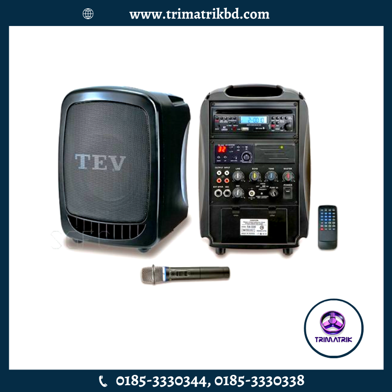 TEV TA-380 Portable Wireless 80W Portable PA System