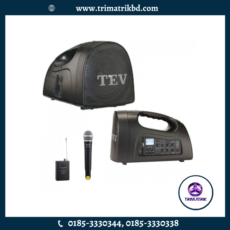 TEV TA-220U PORTABLE WIRELESS PA SYSTEM