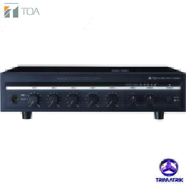 TOA A-1360MK2 360Watts Mixer Power Amplifier