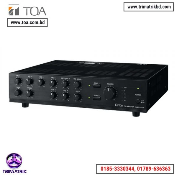 Toa A-1724 High Performance 240 Watt Mixer Power Amplifier