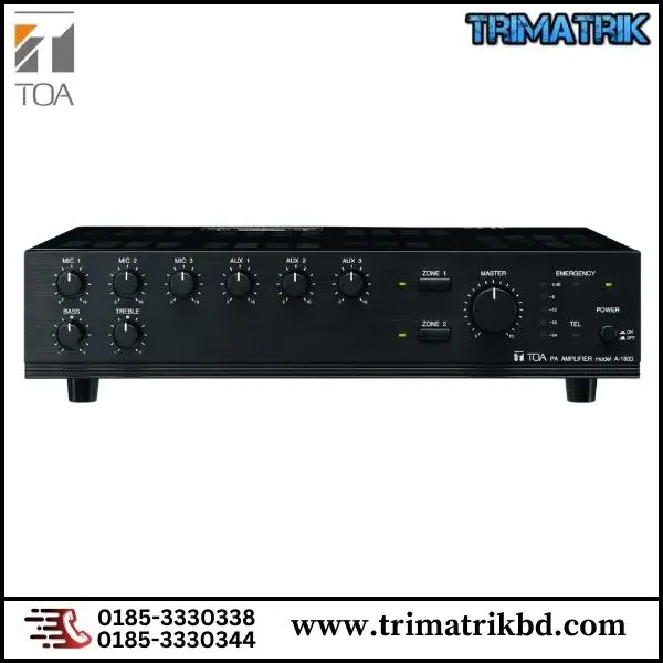 Toa A-1812 Mixer Power Amplifier