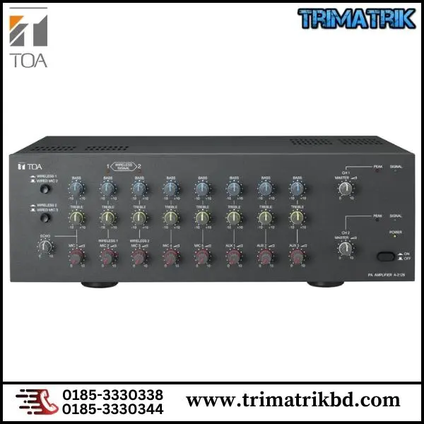 Toa A-2128 Mixer Power Amplifier