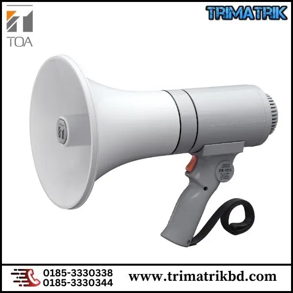 TOA ER-1215 Hand Grip Type Megaphone (23W max.)