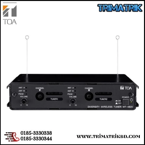 Toa WT-4820 Modular Dual Channel Wireless Receiver