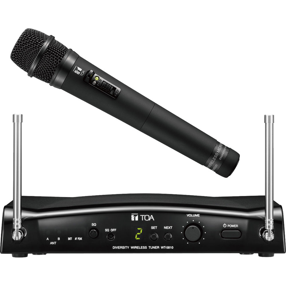 TOA WT-5810 + WM-5225 UHF Wireless Microphone