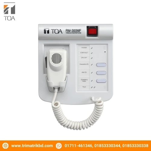 Toa RM-300MF Fireman's Microphone