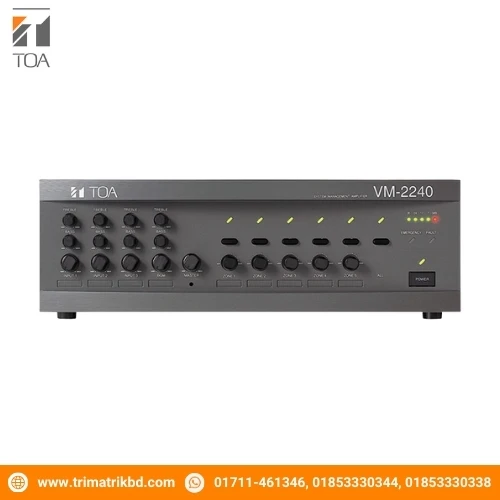 Toa VM-2120 System Management Amplifier (ER Version)
