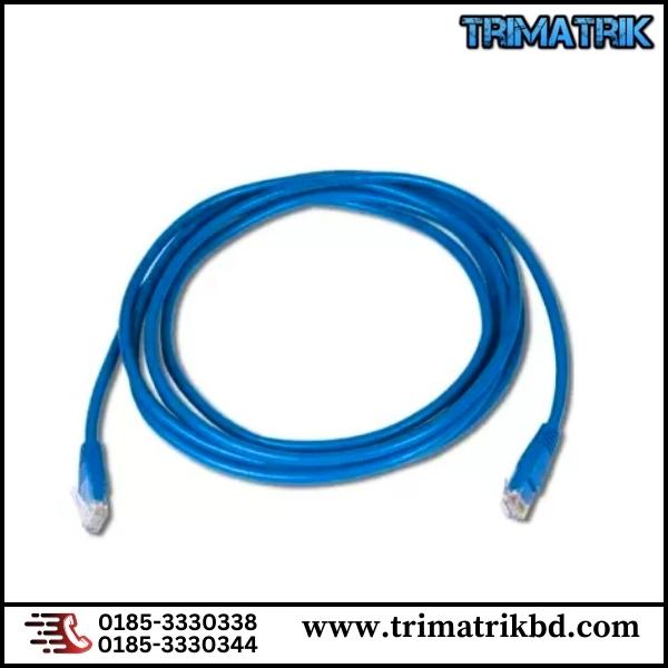 VIVANCO CAT6 U/UTP PATCH CORD (UNSHIELDED PVC BLUE 3M)