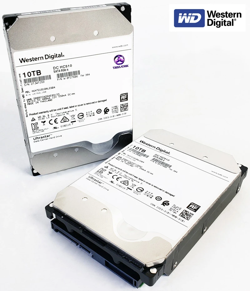 Western Digital 10TB Ultrastar Data Center Hard Drive (DC-HC510)