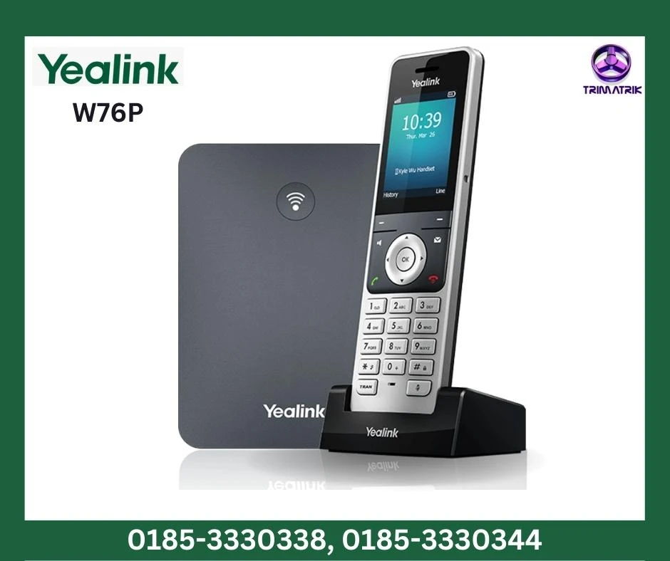 Yealink W76P High Performance Wireless IP Phone System