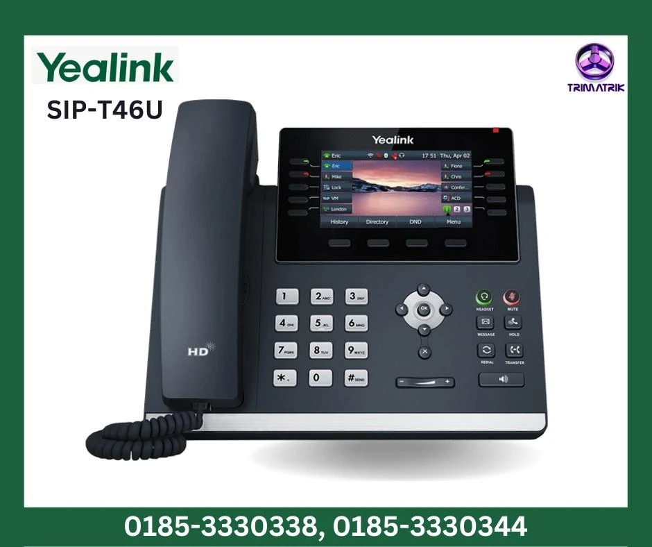 Yealink SIP-T46U Ultra-Elegant Gigabit IP Phone