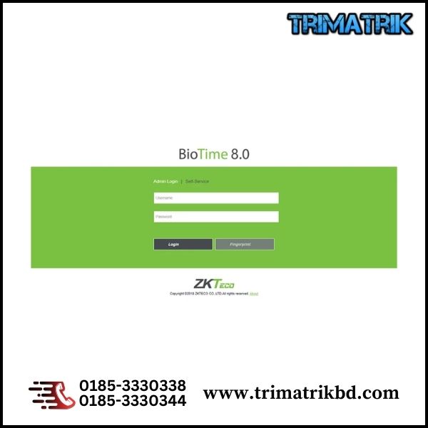 ZKTeco BioTime 8.0 Time Attendance Software (50-Devices License)