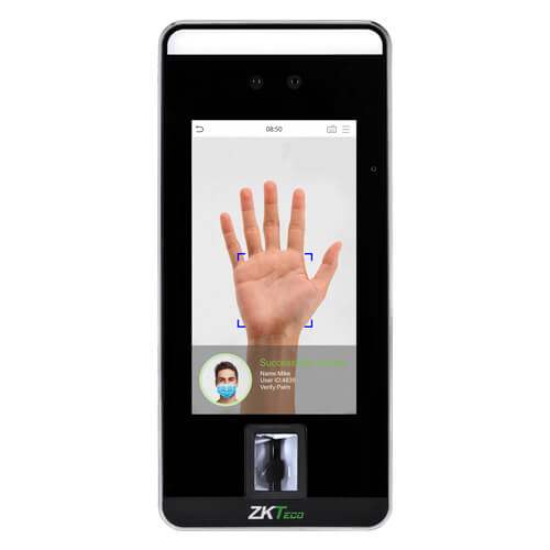ZKTeco SpeedFace-V5L Face / Palm / Fingerprint Visible Light Facial Recognition Terminal