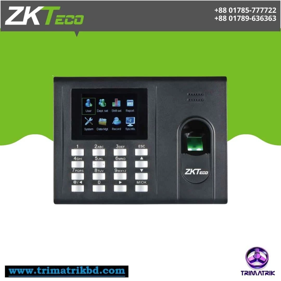 ZKTeco K90 Fingerprint Time & Attendance with Access Control System