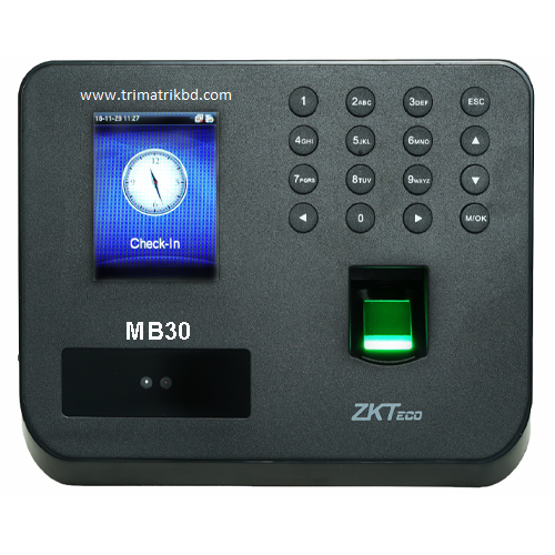 ZKTeco MB30 Face & Hybrid Biometrics Time Attendance & Access Control