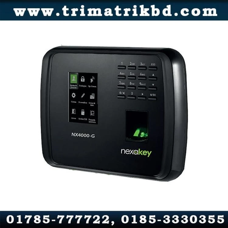 NEXAKEY NX4000-G (GPRS) Time Attendance Terminal with Access Control Functions