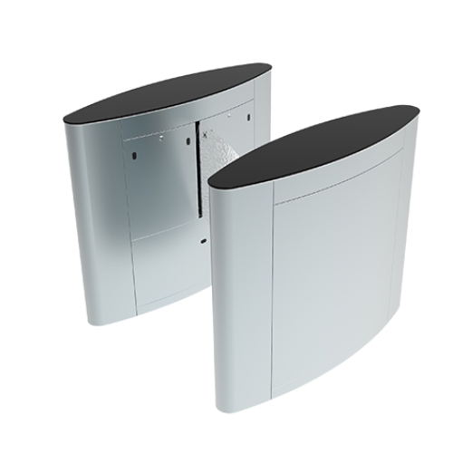 ZKTeco FBL5022 Pro Single Lane Flap Barrier Turnstile (w/ controller and fingerprint & RFID reader)