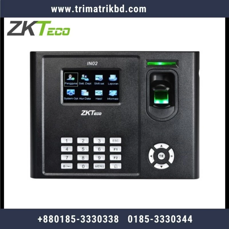 ZKTeco IN02 Fingerprint Time Attendance Terminal