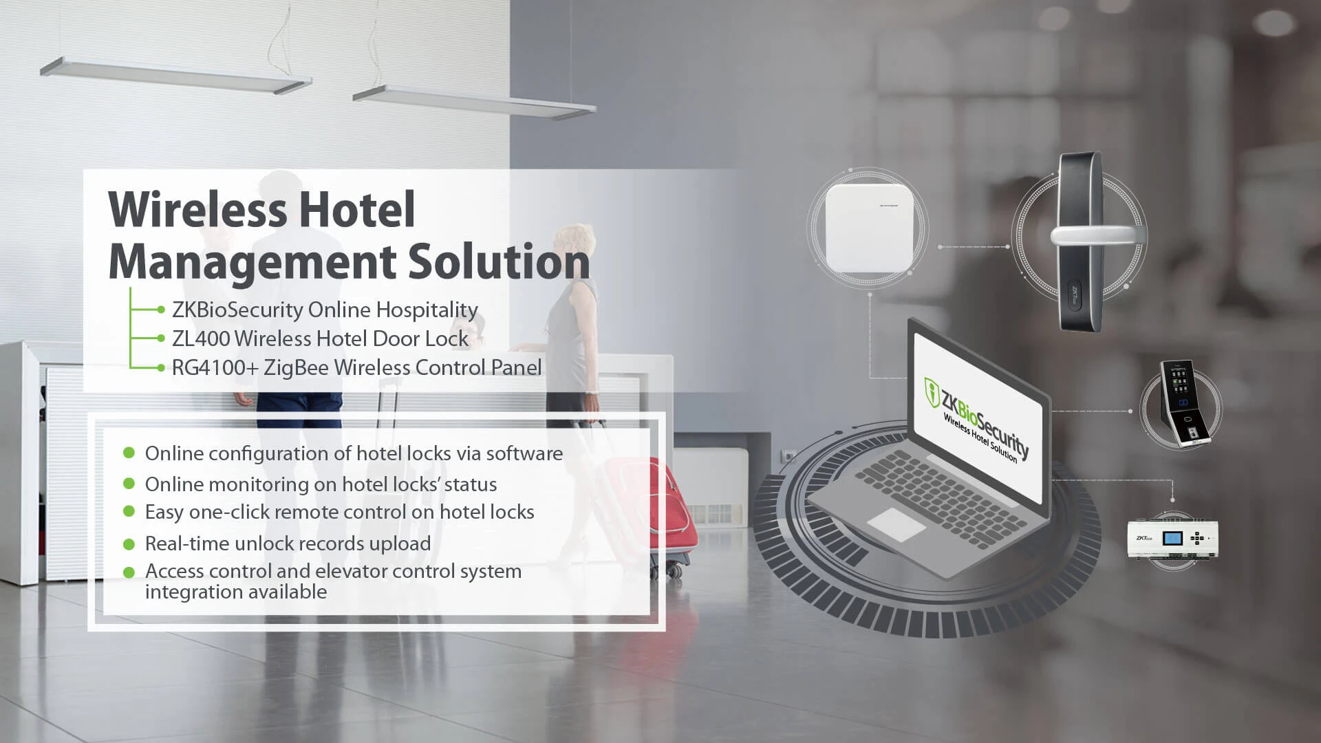 ZKTeco Wireless Hotel Management Solution