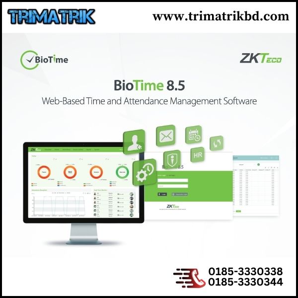 ZK BioTime 8.0 Cloud-Based Time & Attendance Software