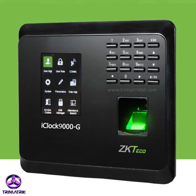 ZKTeco iClock9000-G Time Attendance Terminal with Access Control Functions (GPRS)