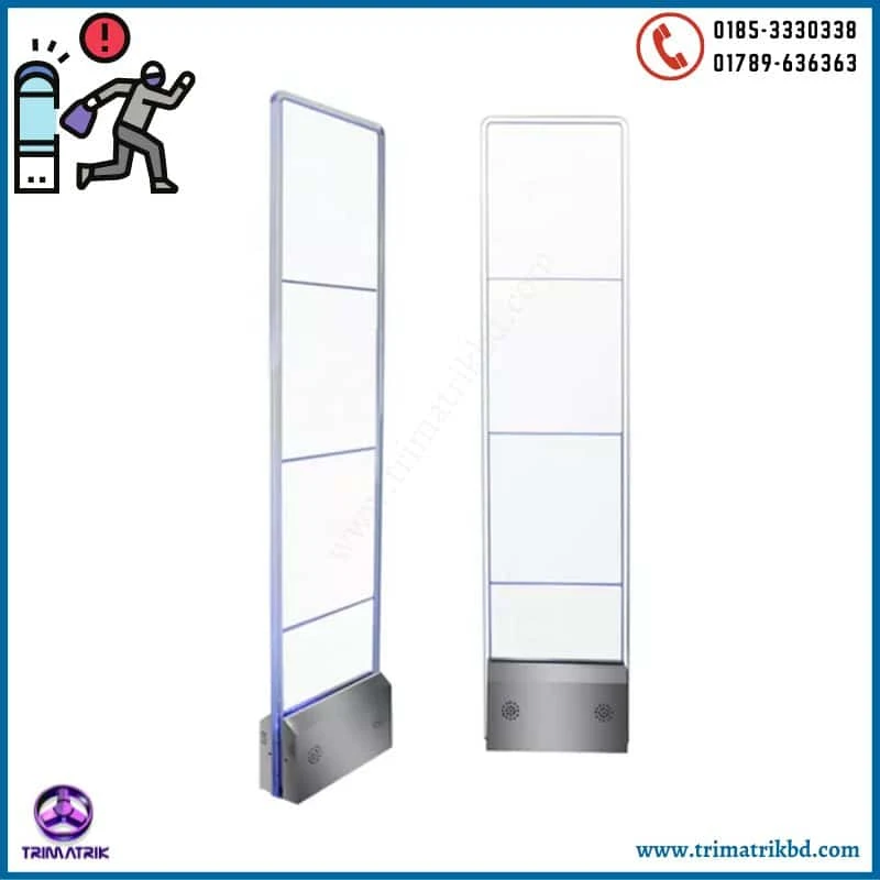 Acrylic Gate EAS RF Alarm System Transparent Acrylic 8.2 MHZ Frequency Anti Theft Antenna for Retail Clothing Store
