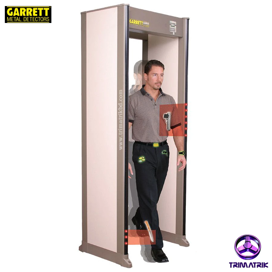 Garrett PD6500i 33-Zone Walk-Through Metal Detector Archway Gate