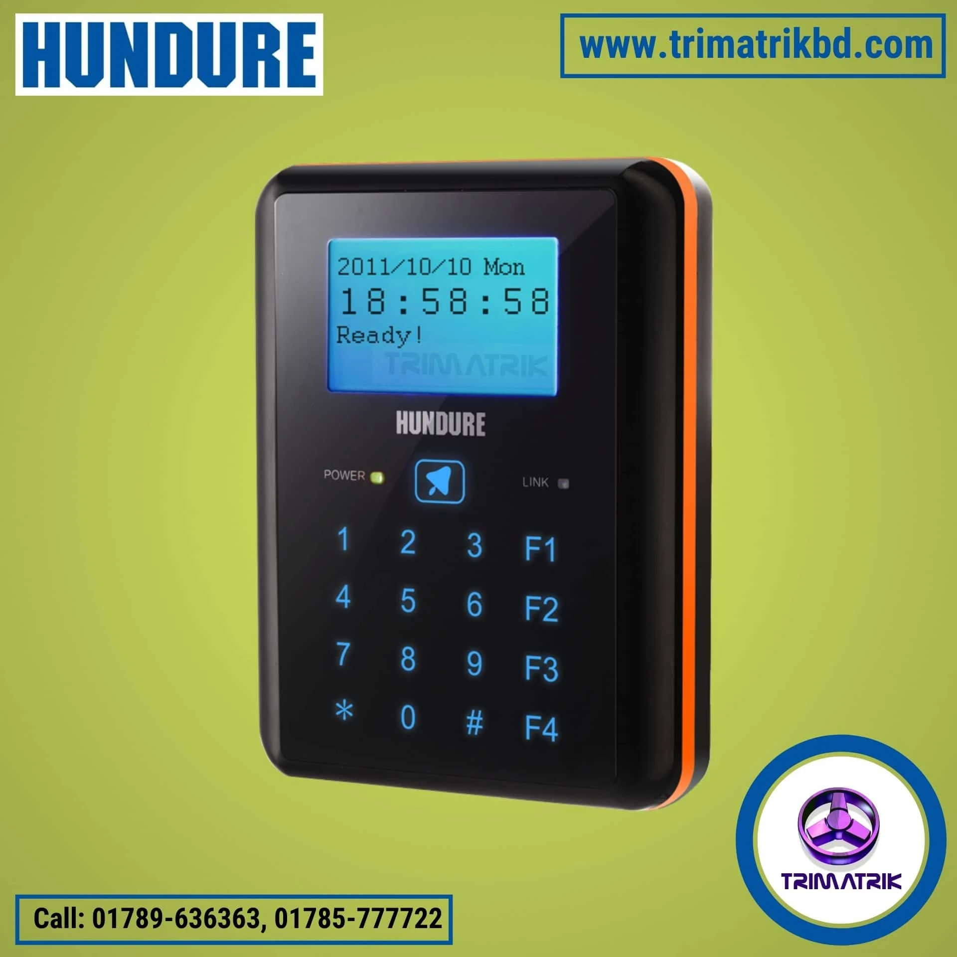 Hundure RAC-960PE Access Control & Time Attendance
